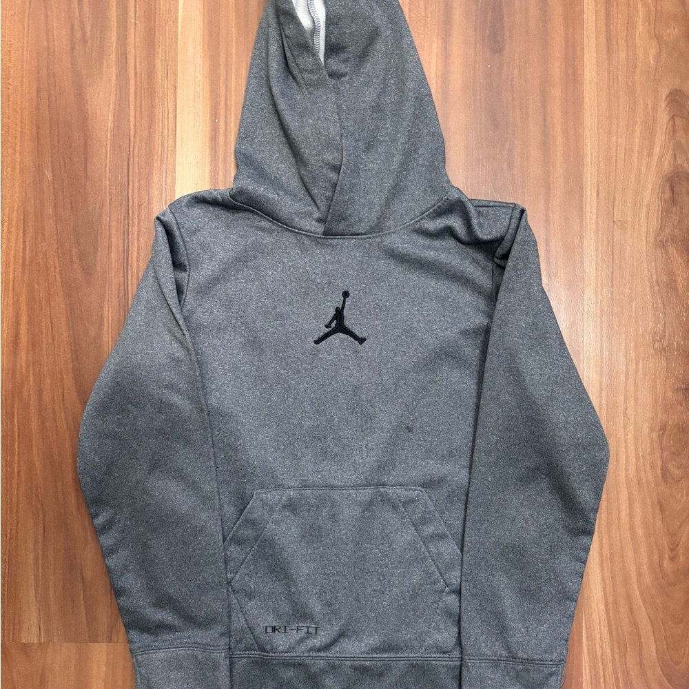 Jordan Kids Dark Gray Hoodie